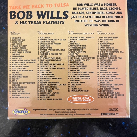 Bob Wills and His Texas Playboys - 2 CD sets - 8 CDs - 214 Songs - Picture 4 of 7